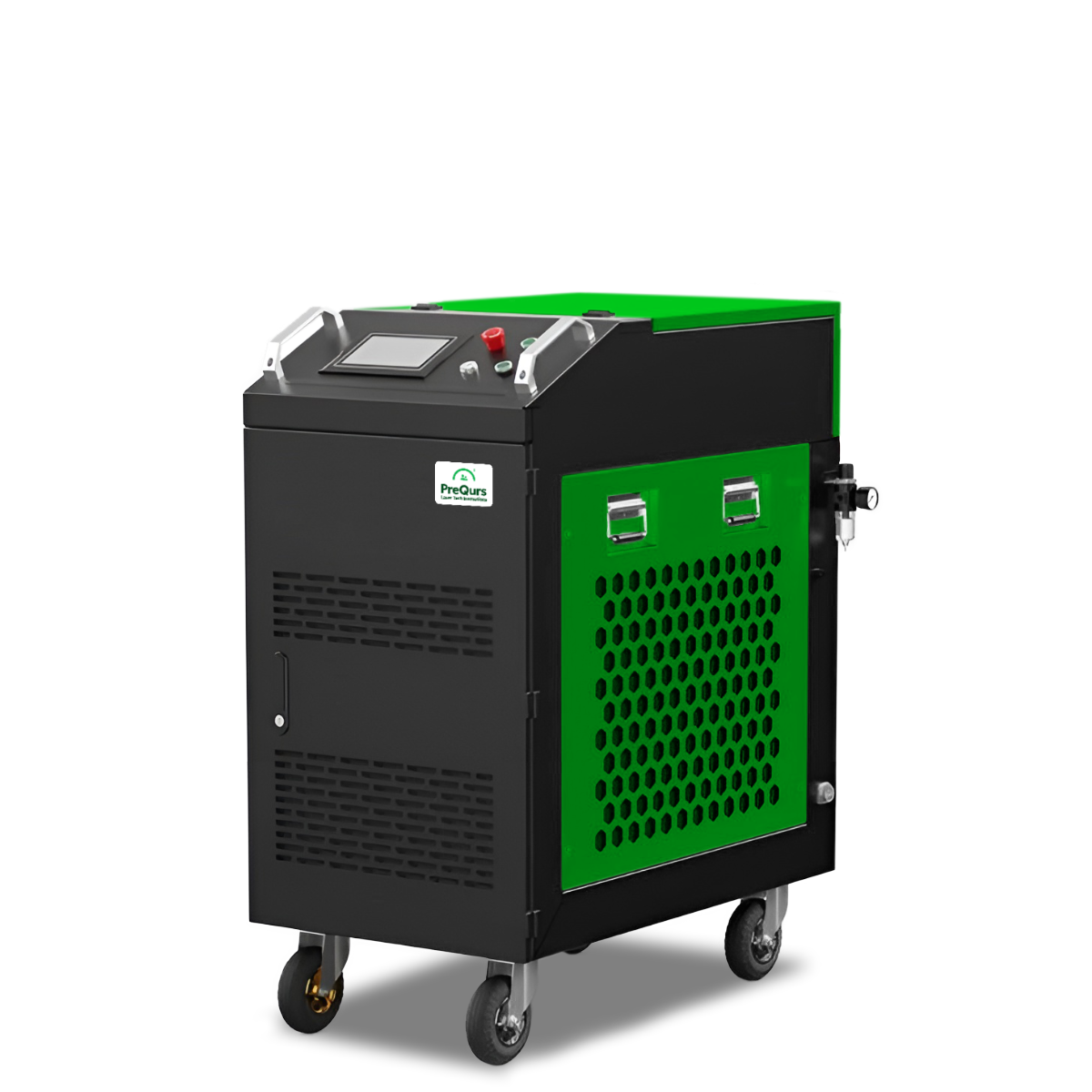 Impulsowy laser czyszczący o mocy 1 000 W chłodzony wodą. Dedykowany do zastosowań przemysłowych, przeznaczone do długotrwałych procesów czyszczenia powierzchni metalowych oraz niemetalowych.